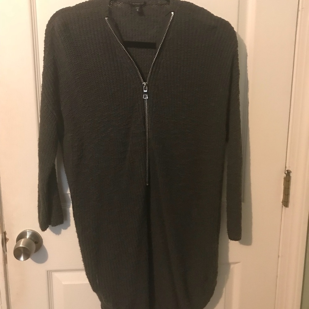 Olive green oversized sweater